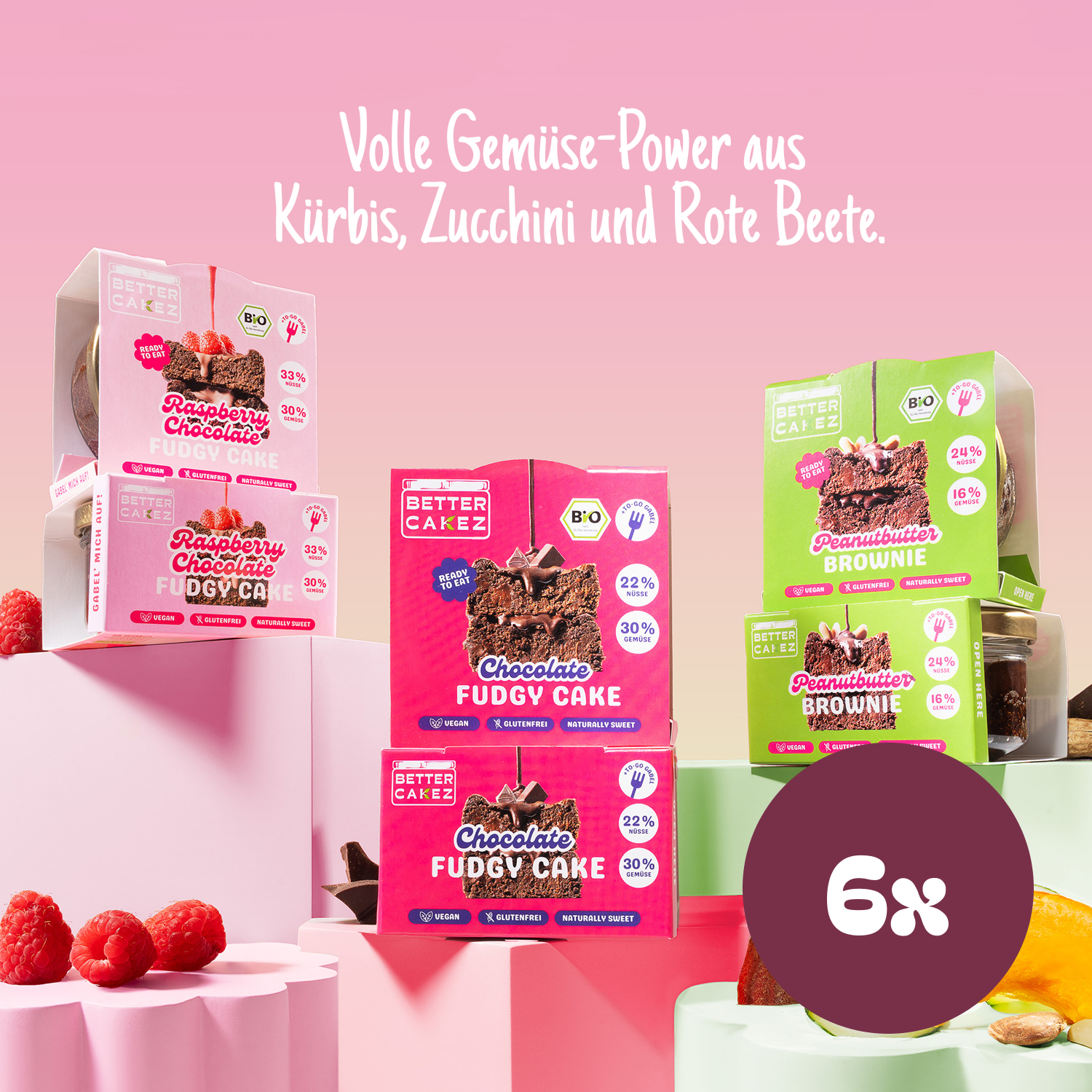 6er Kuchen Probier Box